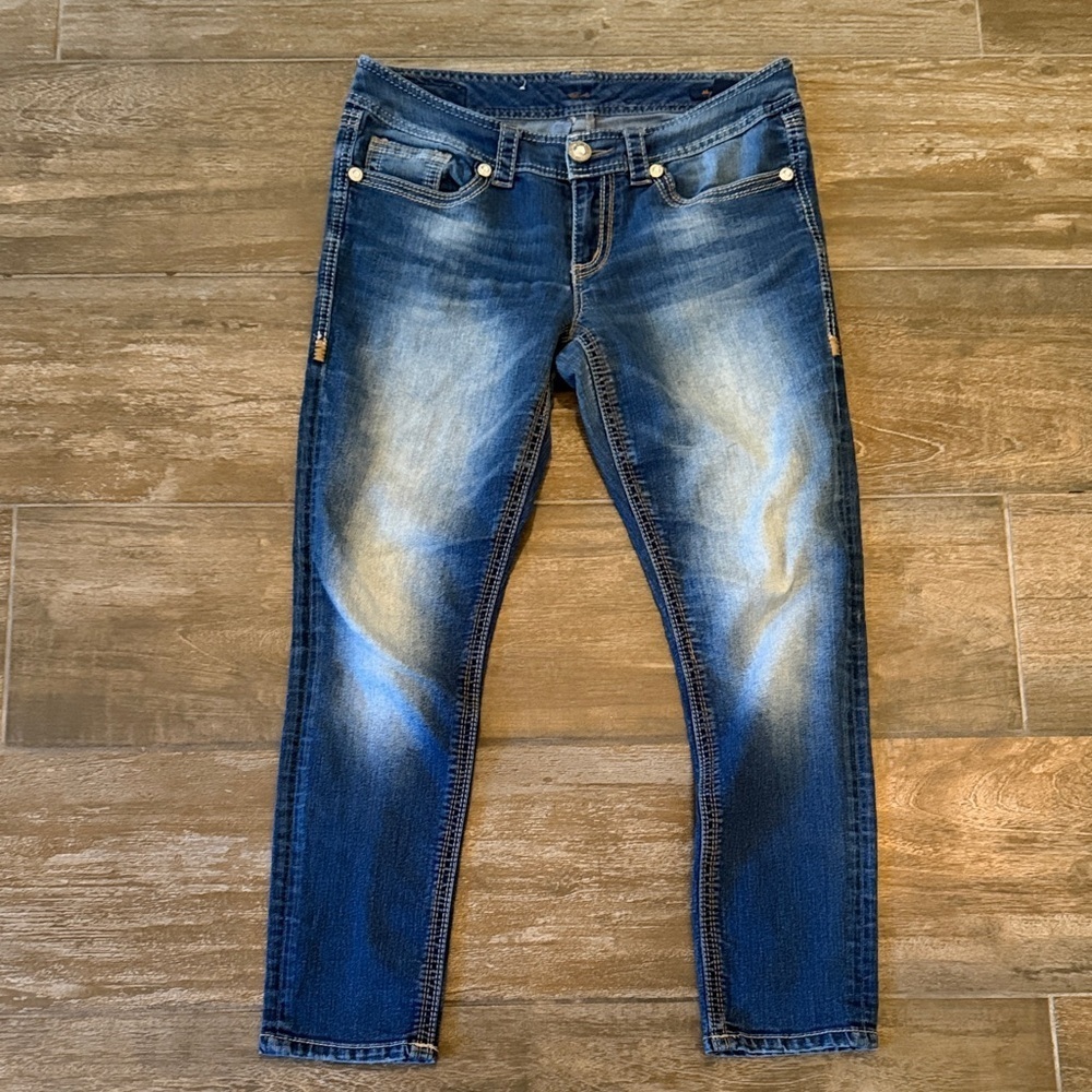 Seven7 Denim Skinny Cropped Jeans